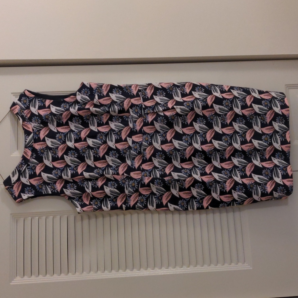 Boden floral Peter pan collar sheath dress